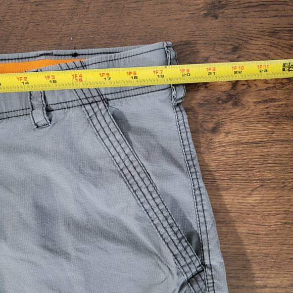Wearfirst Cargo Shorts Grey Ripstop Mens Sz 38 Fisherman Outdoors Hiking Cabin - Picture 6 of 12